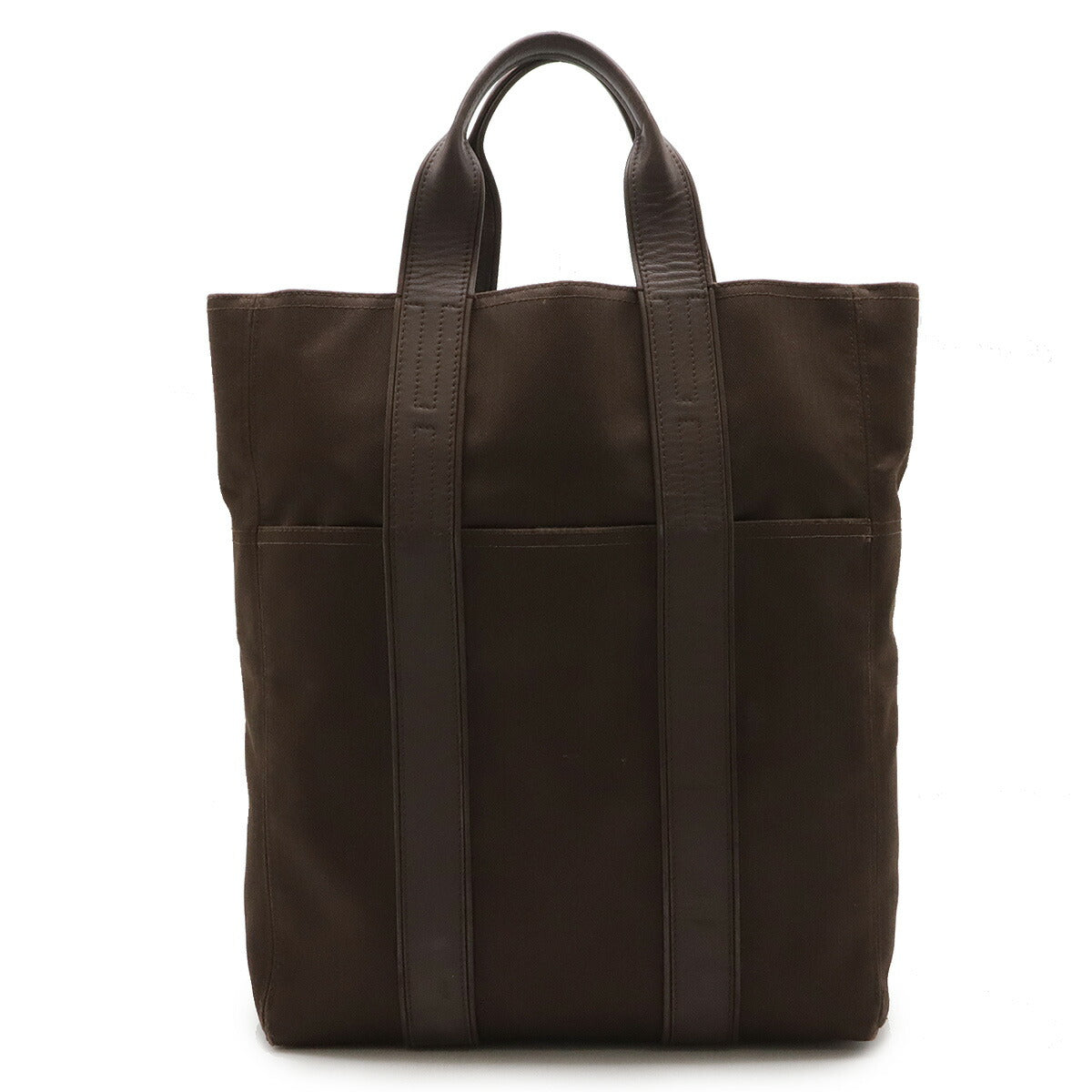 Hermes Acapulco Toile Chevron Tote Bag