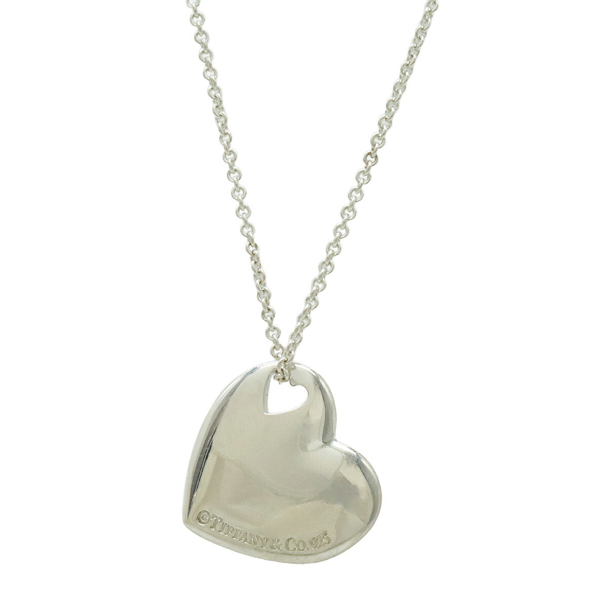 Tiffany Heart in Heart Silver Necklace