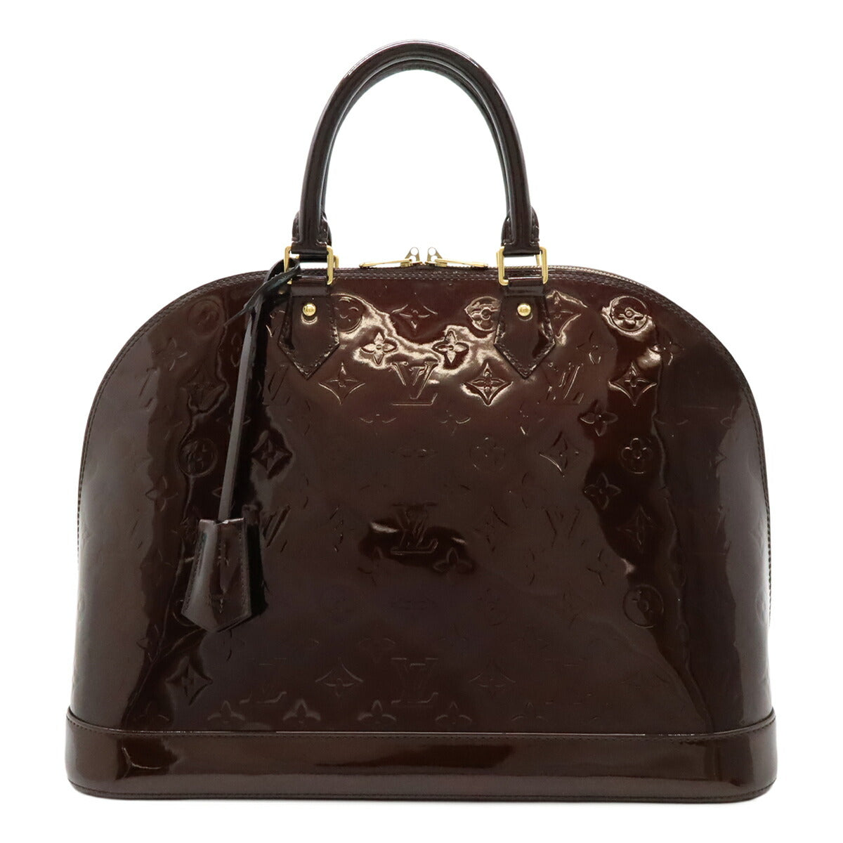Louis Vuitton Alma GM Monogram Vernis Handbag Patent Leather