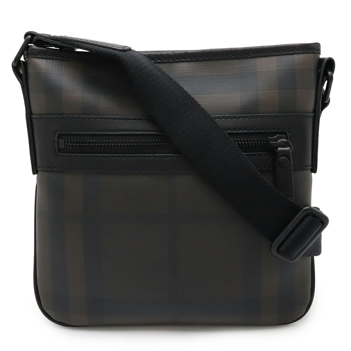 Burberry Smoked Check PVC Leather Shoulder Bag