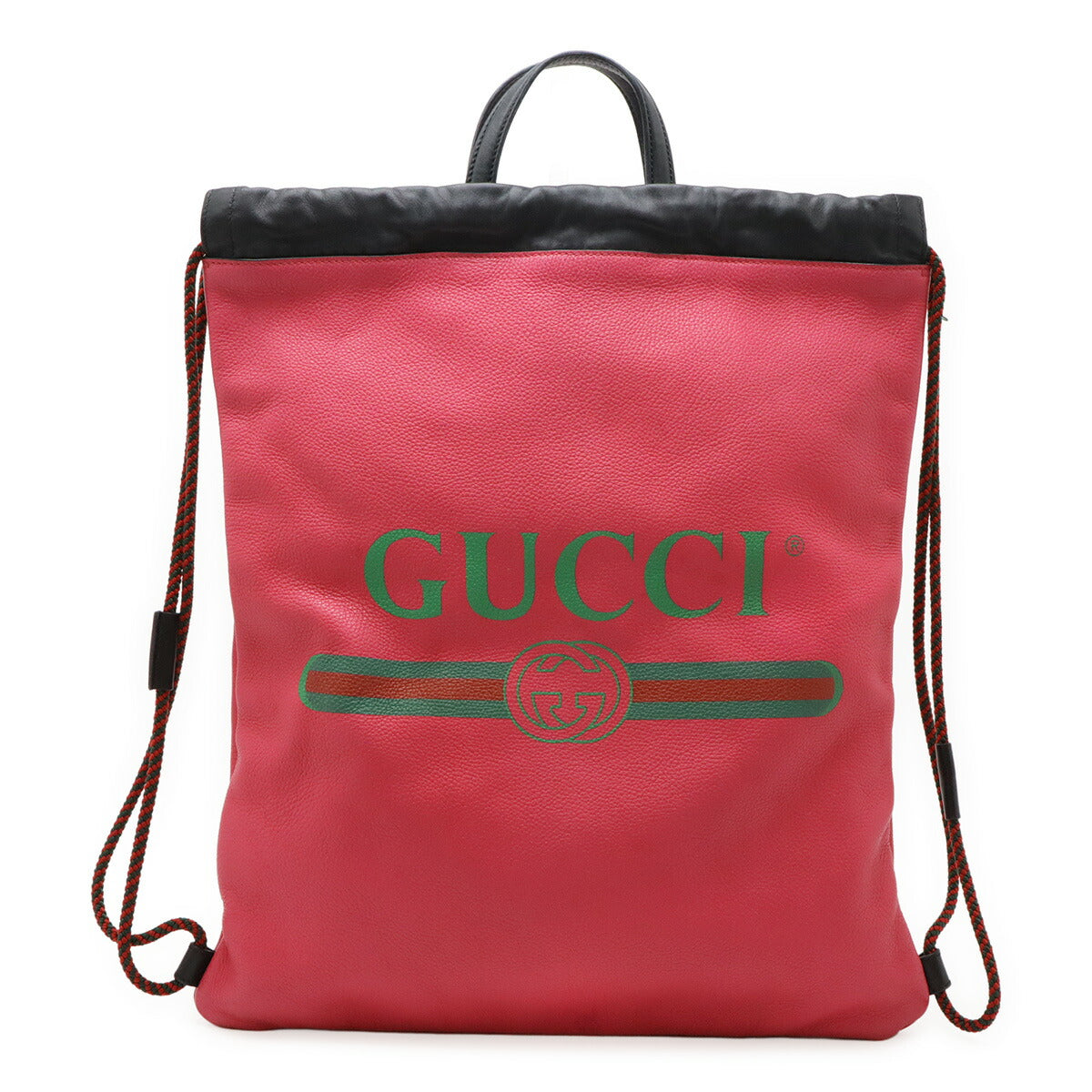 Gucci Gucci Print Leather 2way Backpack