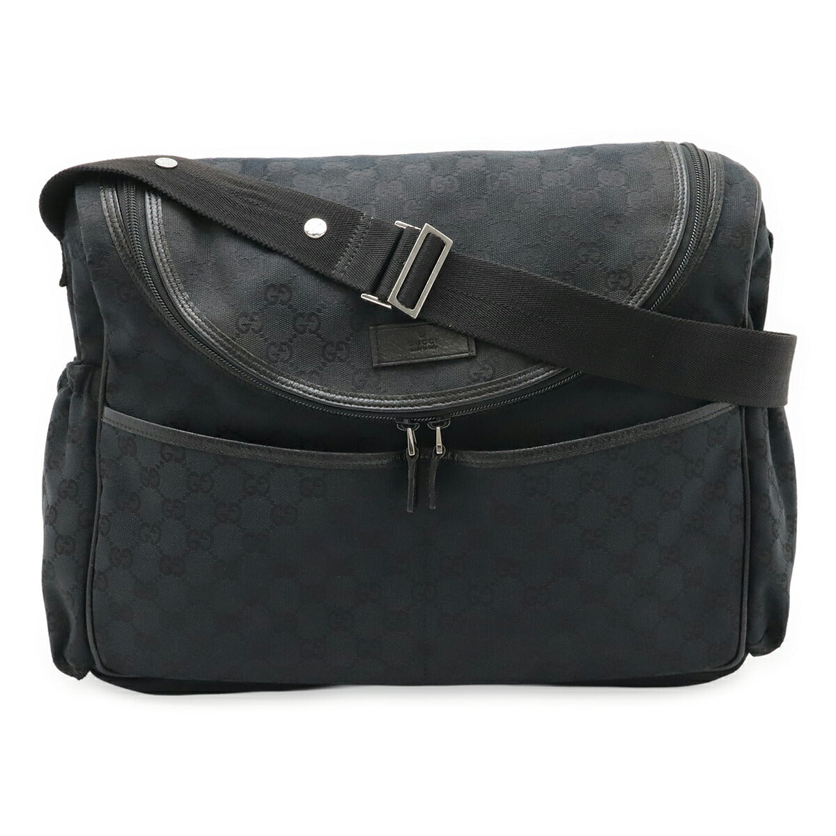 Gucci GG Canvas Leather Shoulder Bag