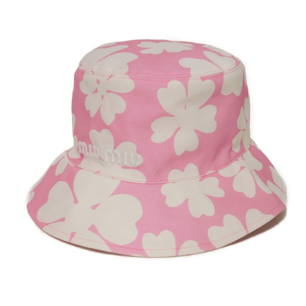 MIUMIU Flora Cotton Bucket Hat