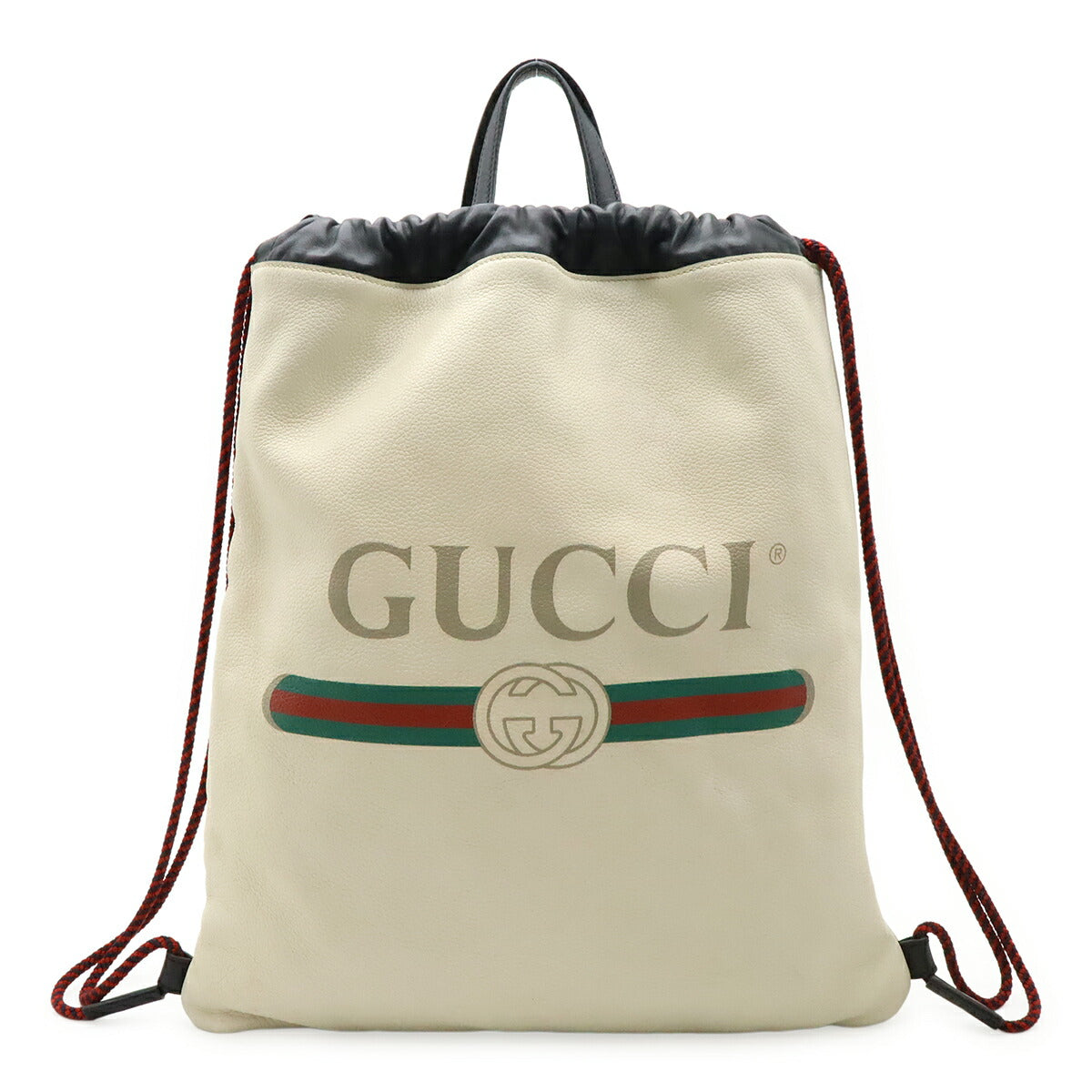 Gucci Gucci Print Leather 2way Backpack