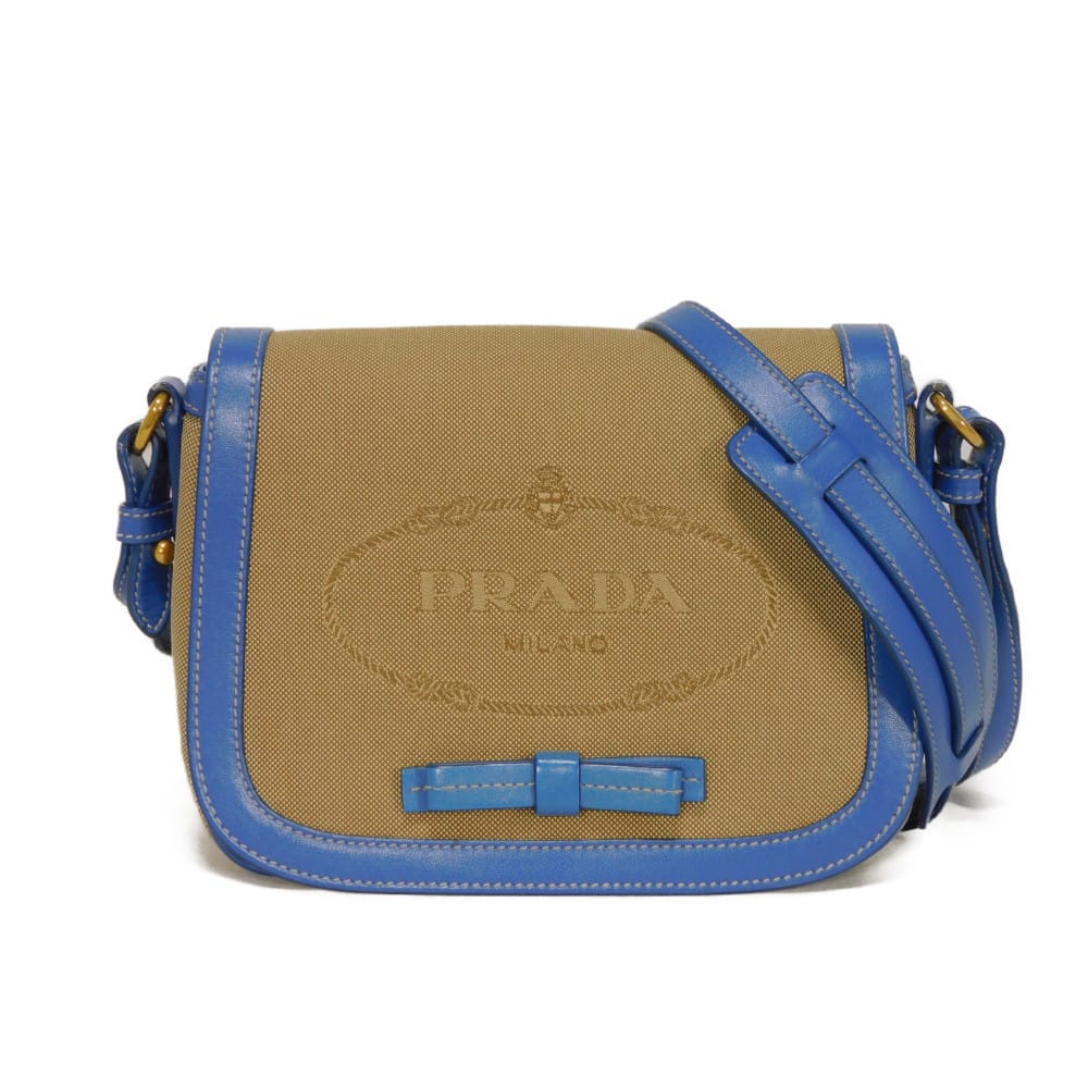 Prada Jacquard Ribbon Crossbody Bag