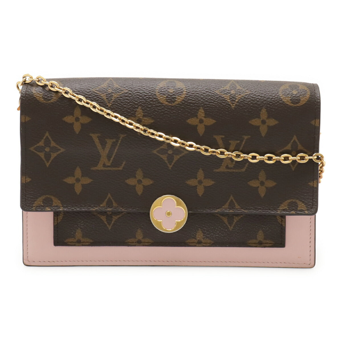 Louis Vuitton Portefeuille Flore Monogram 2way Shoulder Bag