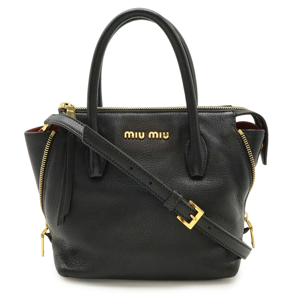 Miu Miu Madras Leather 2way Handbag