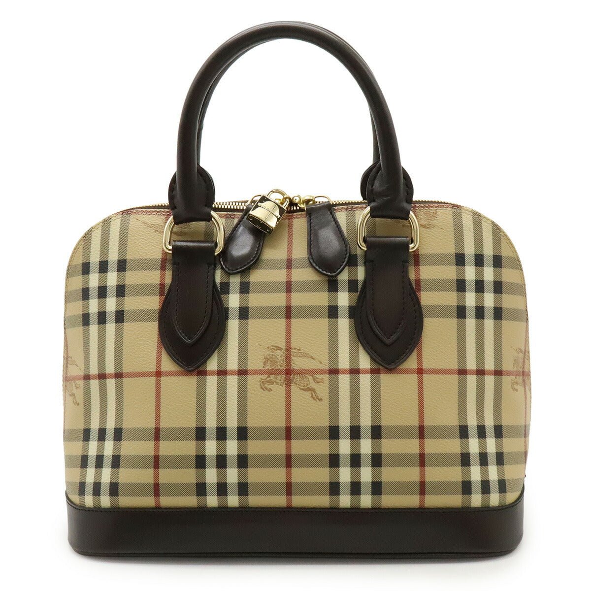 Burberry PVC Leather Handbag