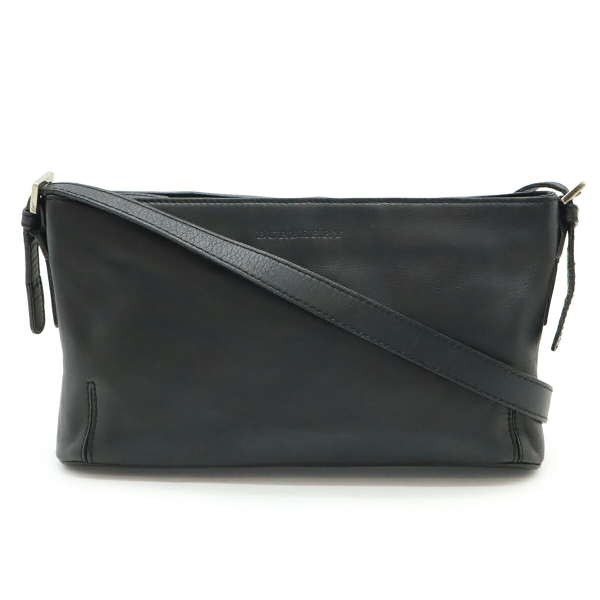 Burberry Check Leather Shoulder Bag