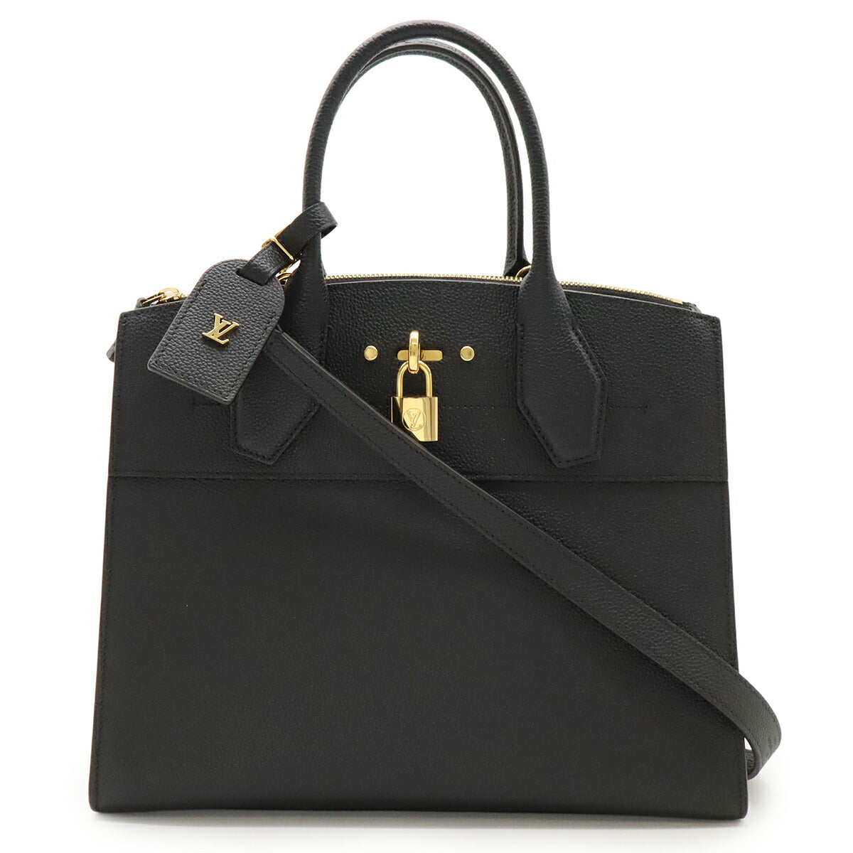 Louis Vuitton City Steamer MM Taurillon 2way bag
