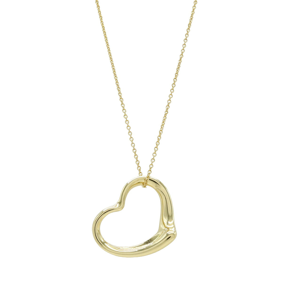 Tiffany & Co. Elsa Peretti Open Heart Au750 Necklace