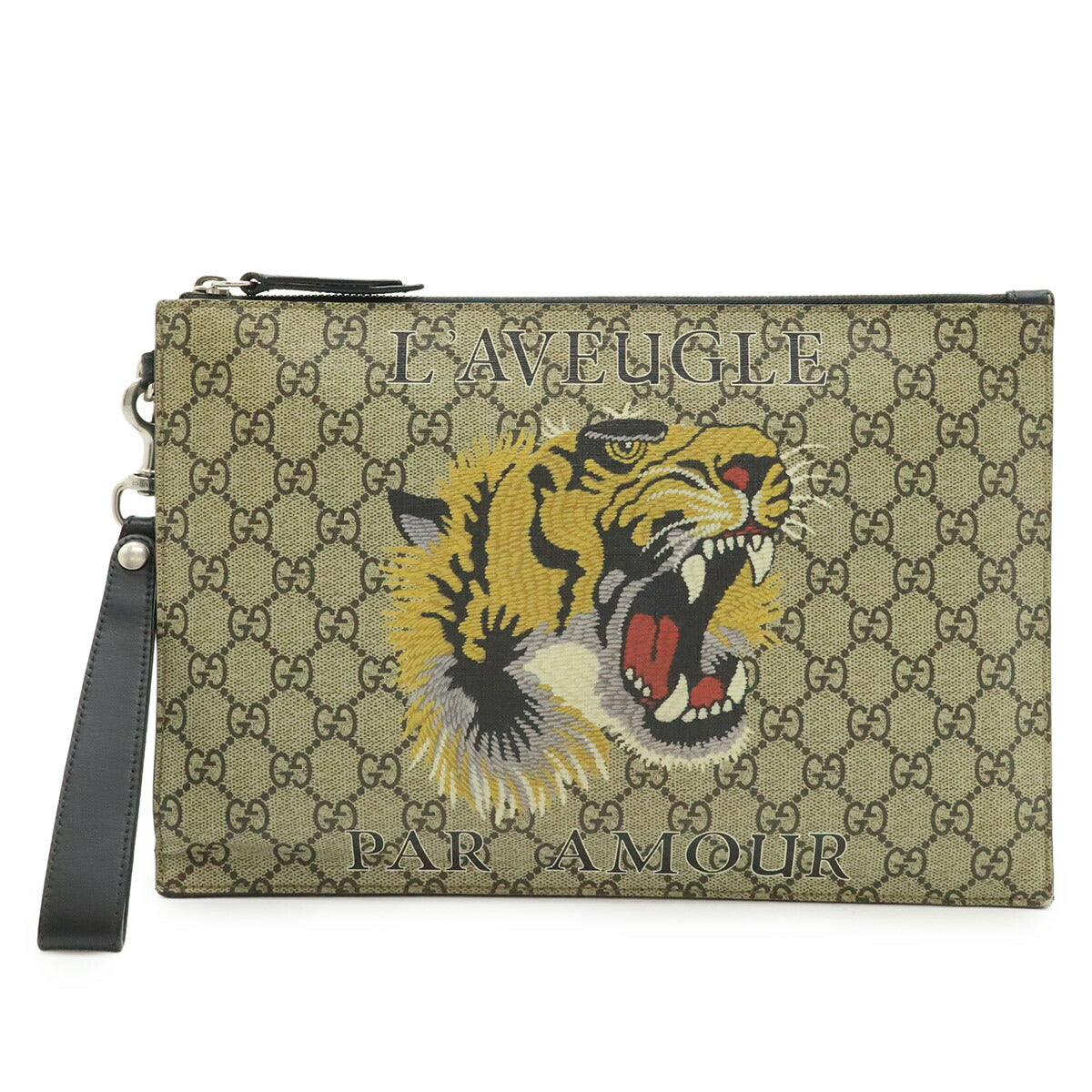 Gucci GG Supreme Clutch Bag