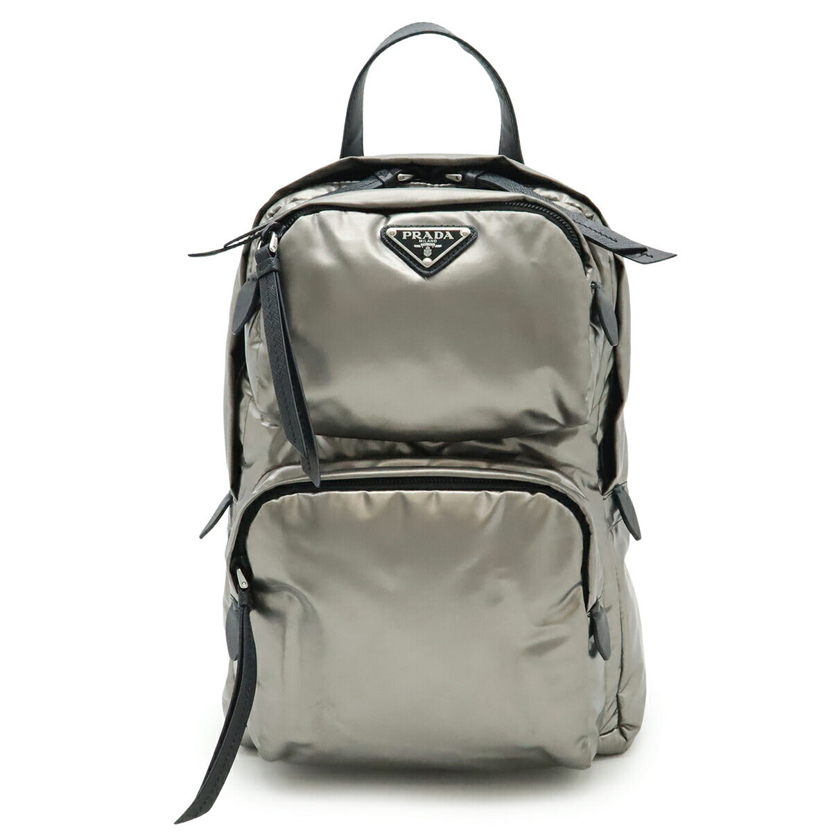 Prada Nylon Leather Shoulder Bag