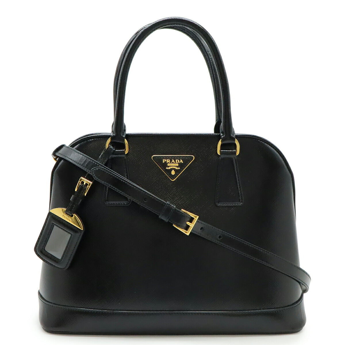 Prada Saffiano Vernice 2way Shoulder Bag