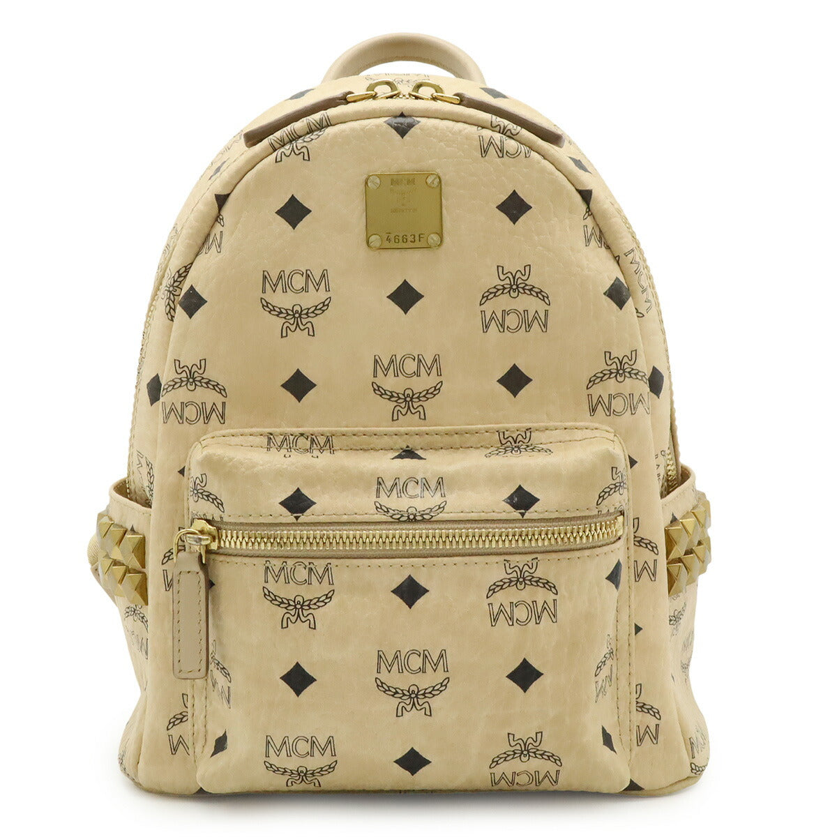 MCM Visetos Coated Canvas Backpack