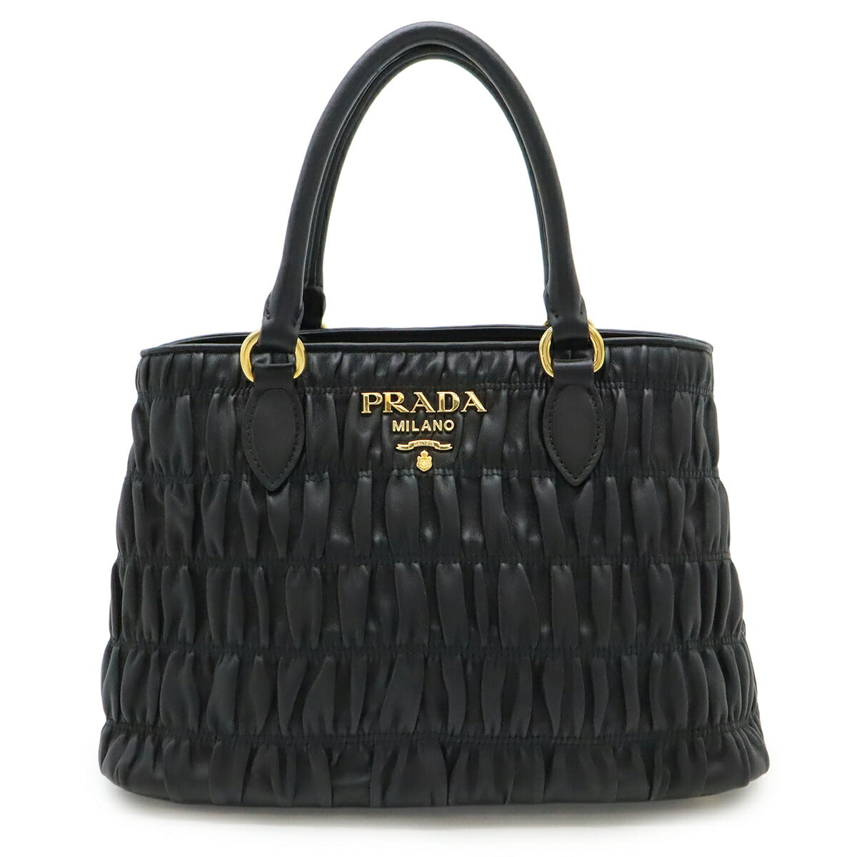 Prada 1BA173 Leather 2way Handbag