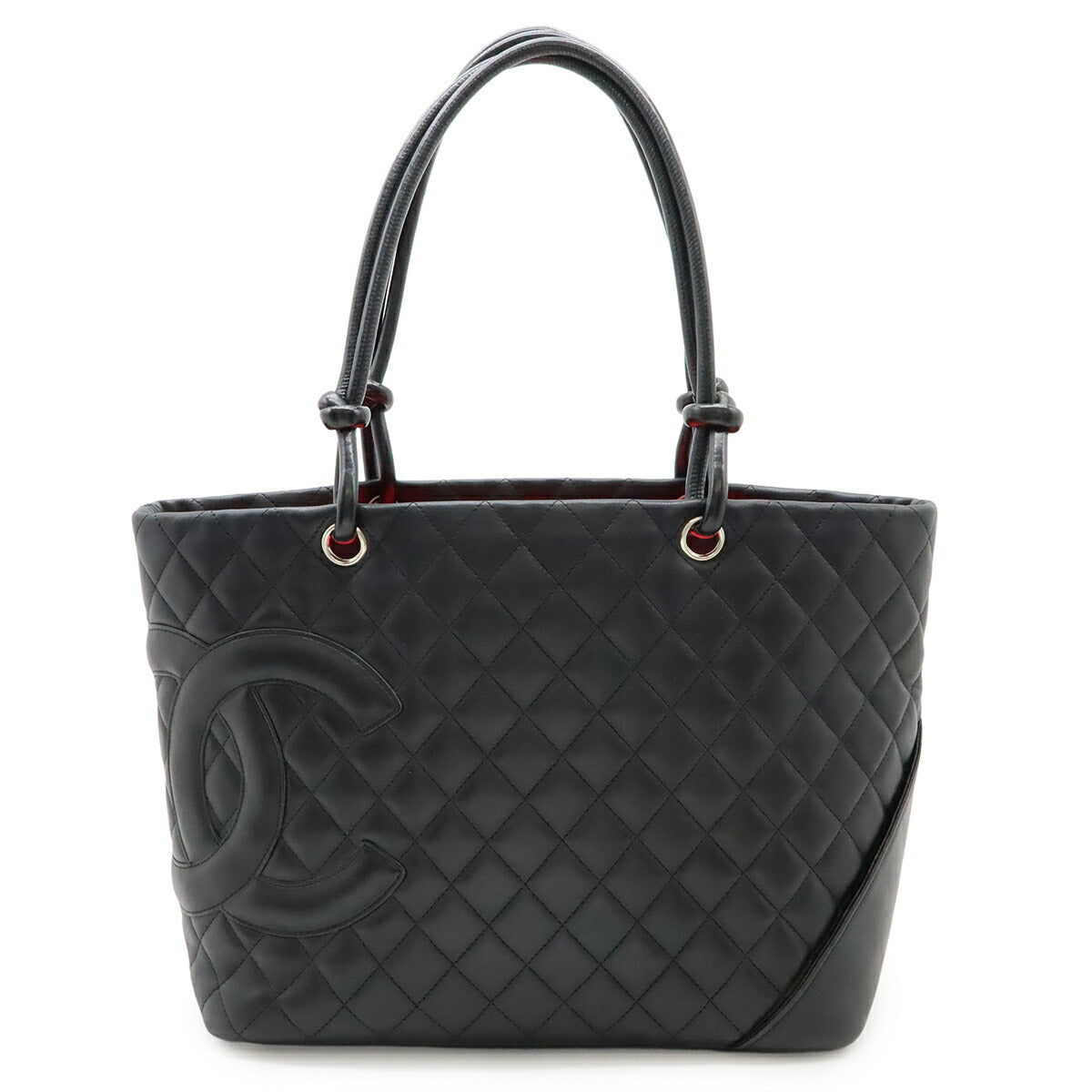Chanel Cambon Line Soft Calf 2way Tote Bag