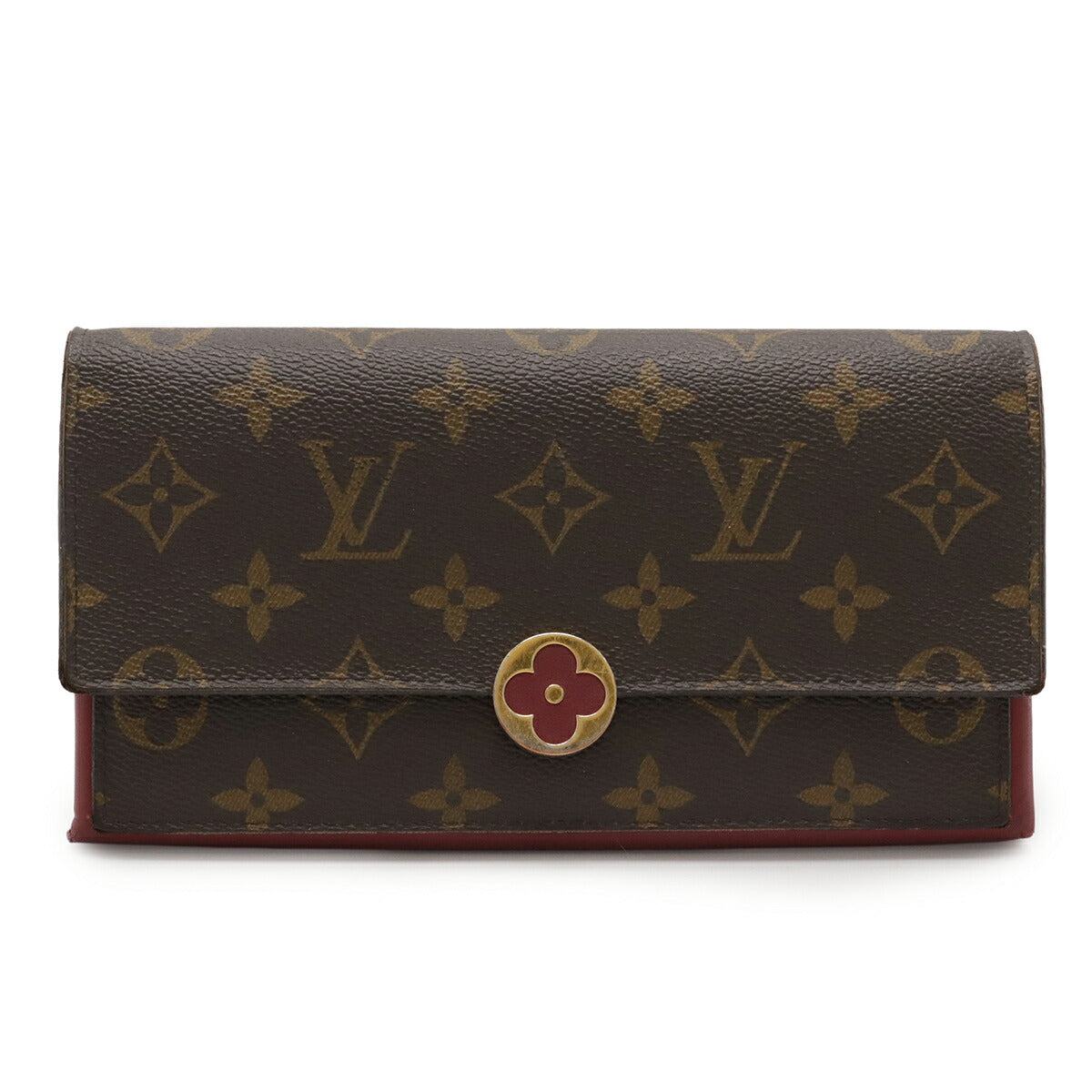 Louis Vuitton Portefeuille Flore Monogram Long Wallet