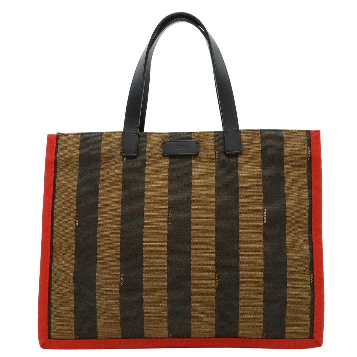 Fendi Pequin Canvas 2way Bag