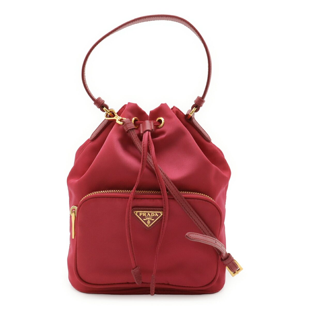 Prada Nylon Leather 2way Handbag