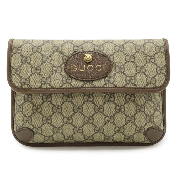 Gucci GG Supreme PVC Coated Canvas Waist Bag