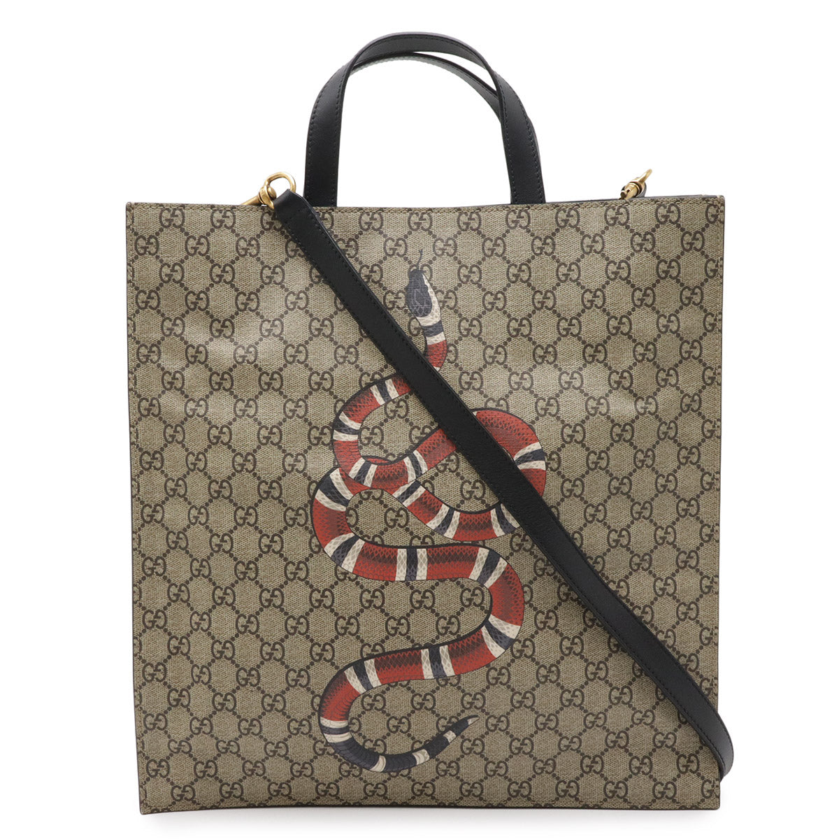 Gucci GG Supreme Bee Print 2way Tote Bag