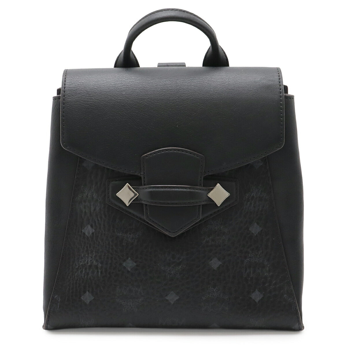 MCM Visetos Coated Canvas Backpack