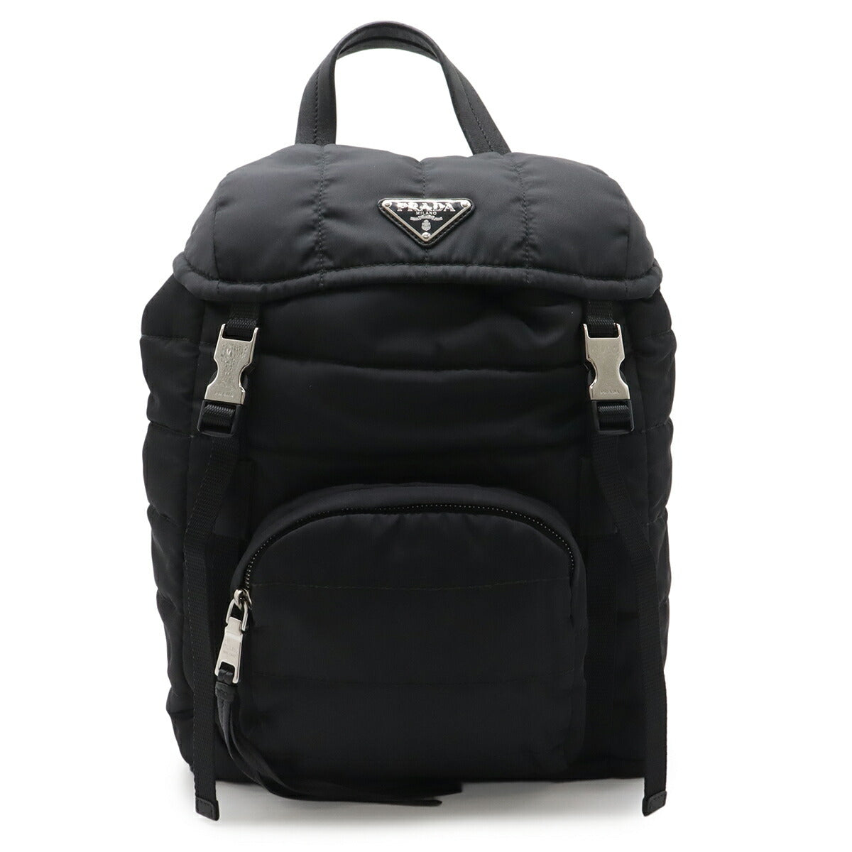 Prada Quilted Nylon Leather Backpack
