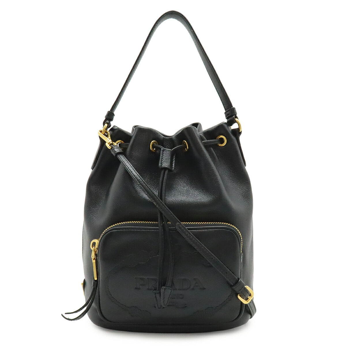 Prada Leather Bucket Bag