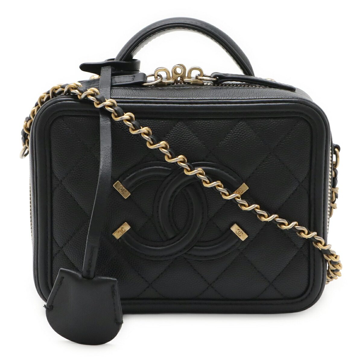 Chanel CC Filigree Small Leather Bag