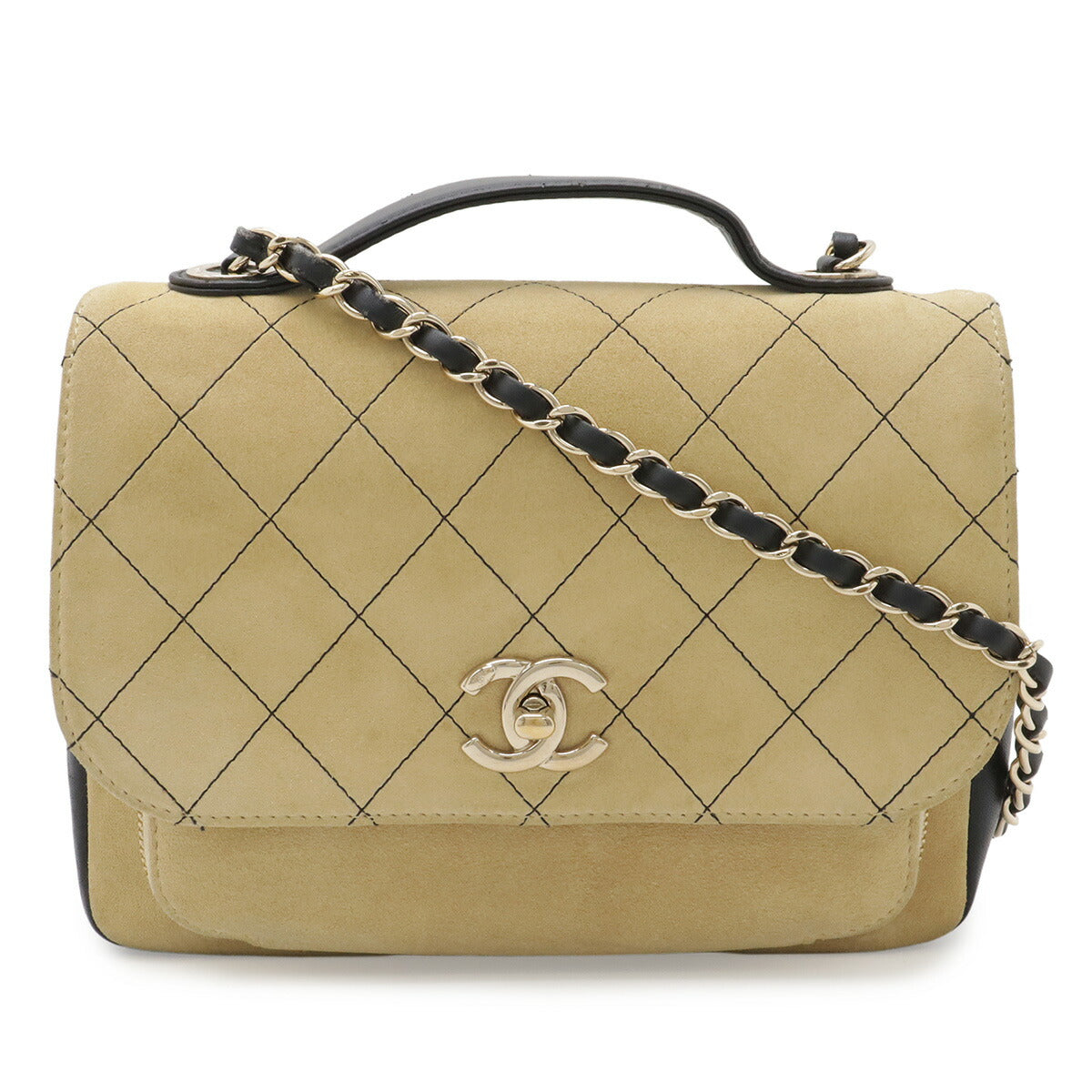 Chanel Business Affinity leather 2way bag