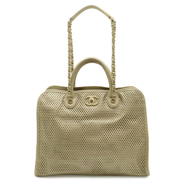 Chanel French Riviera Leather Tote Bag