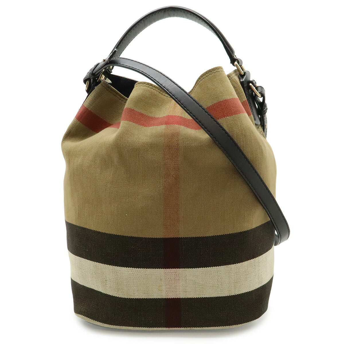 Burberry Ashby Canvas Leather 2way Shoulder Bag