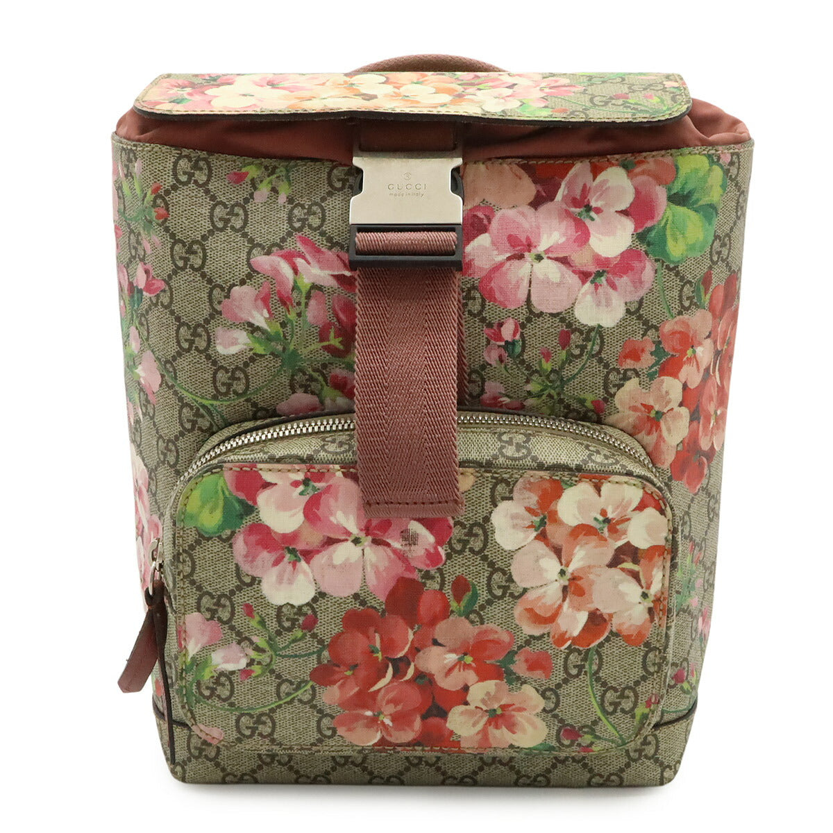 Gucci GG Blooms GG Supreme PVC Backpack