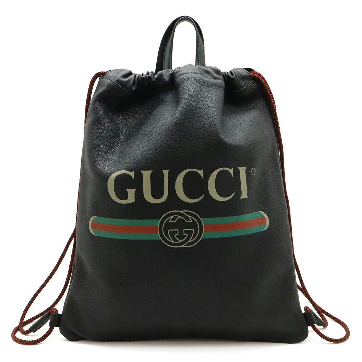 Gucci Print Leather 2way Backpack