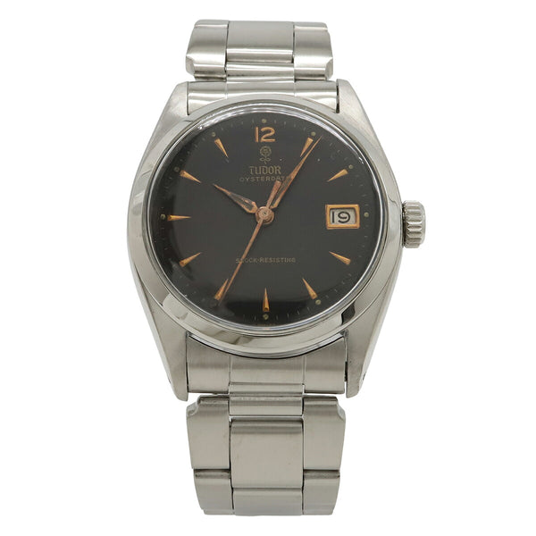 Tudor Oysterdate Stainless Steel Wristwatch
