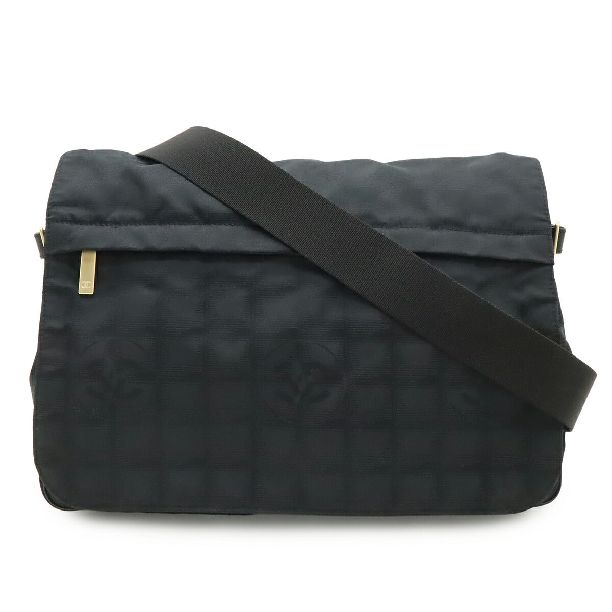 Chanel New Travel Line Nylon Jacquard Shoulder Bag