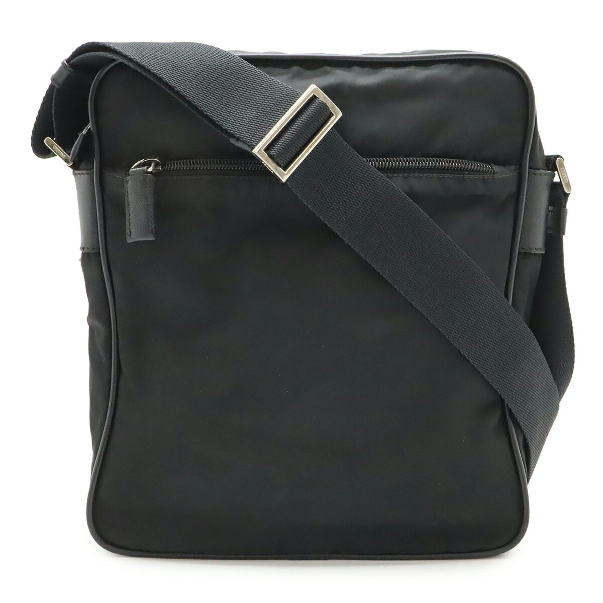 Prada Nylon Leather Shoulder Bag