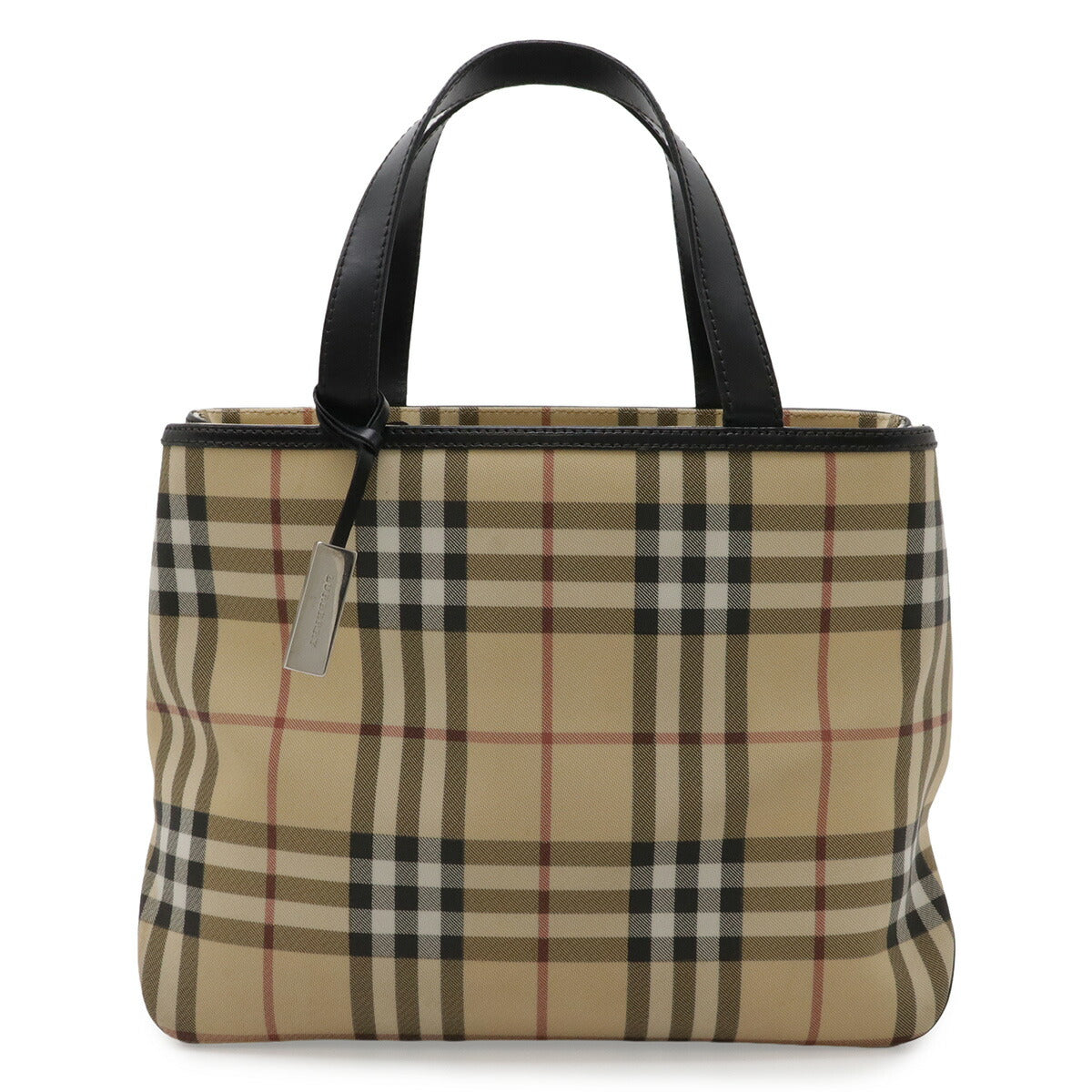 Burberry Coated Canvas Tote Bag