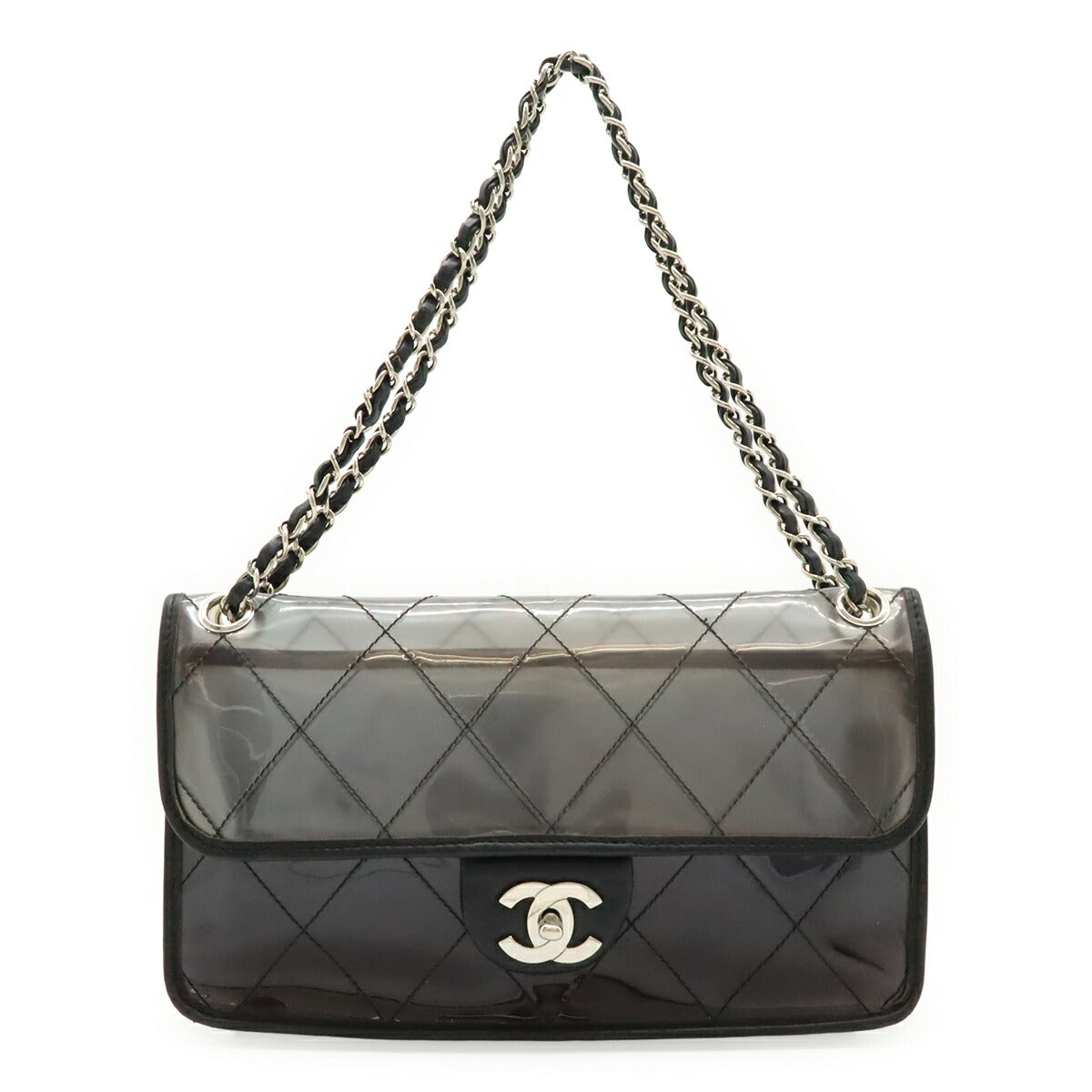 Chanel Matelasse Plastic 2way Handbag