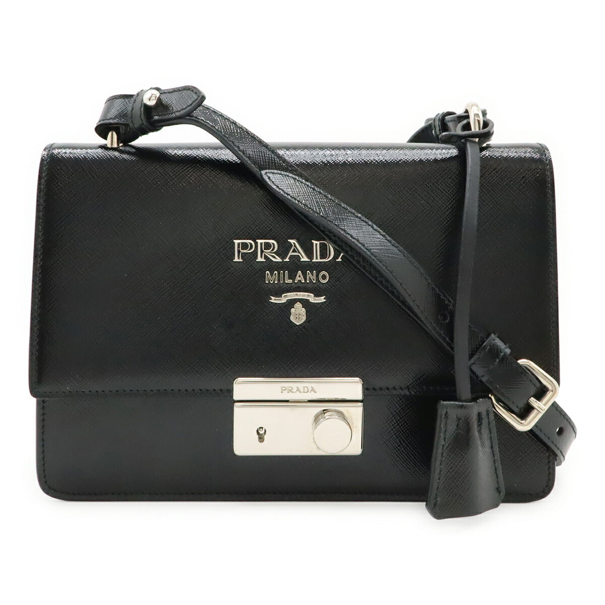 Prada Patent Leather 2way Shoulder Bag