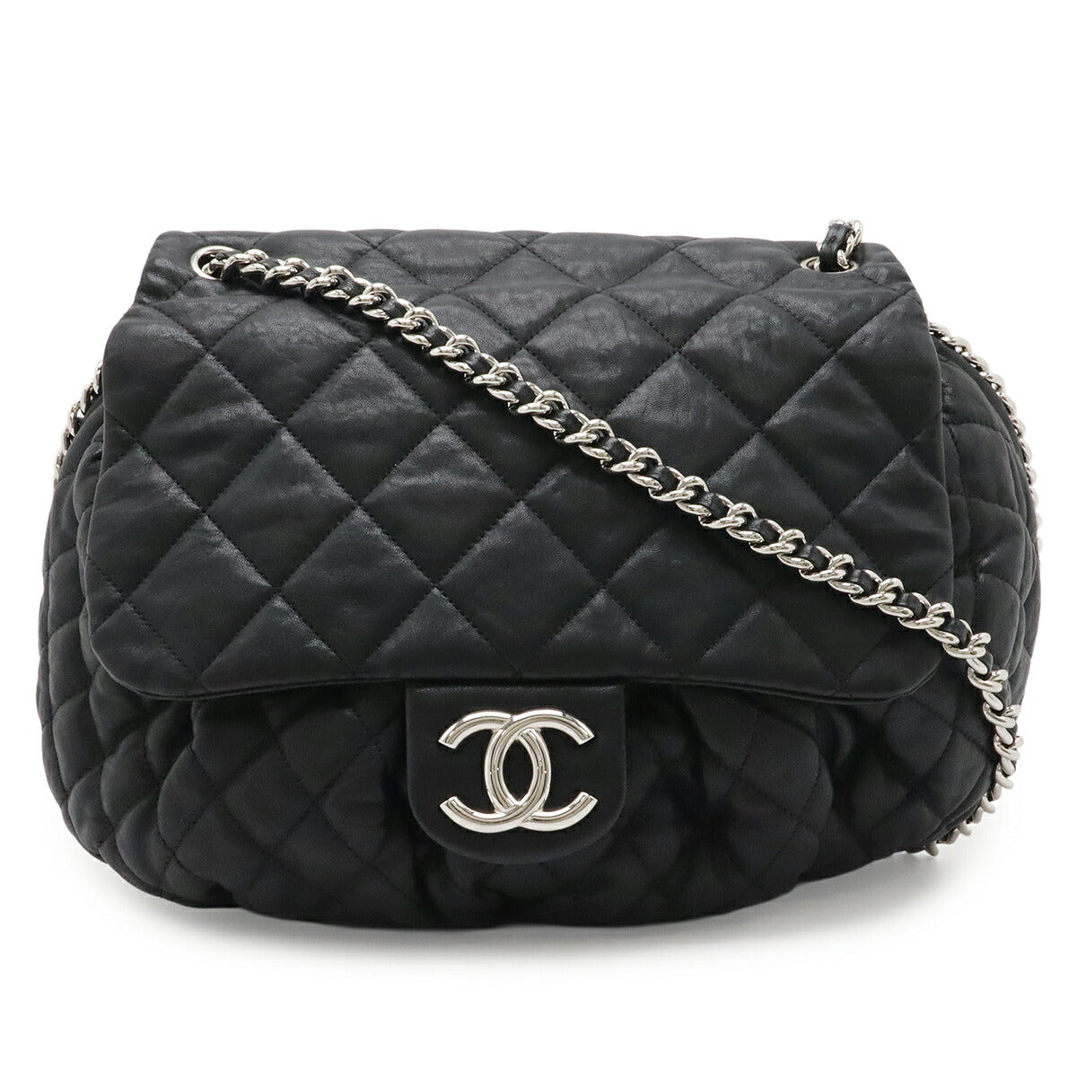 Chanel Matelasse Chain Around Leather Shoulder Bag