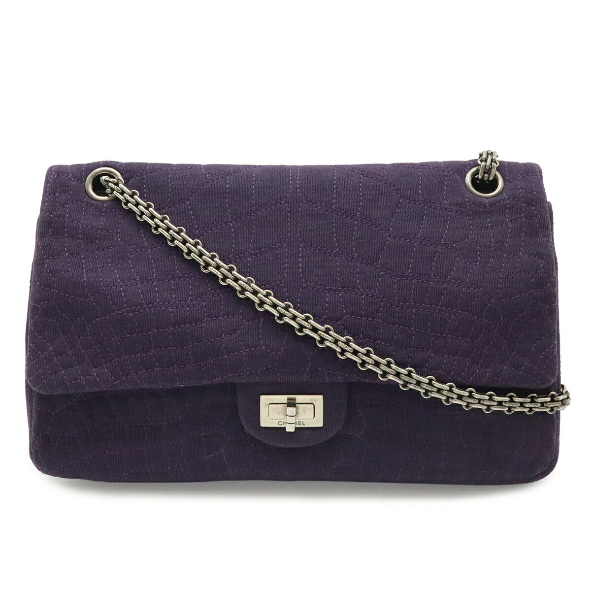 Chanel 2.55 Cotton Shoulder Bag