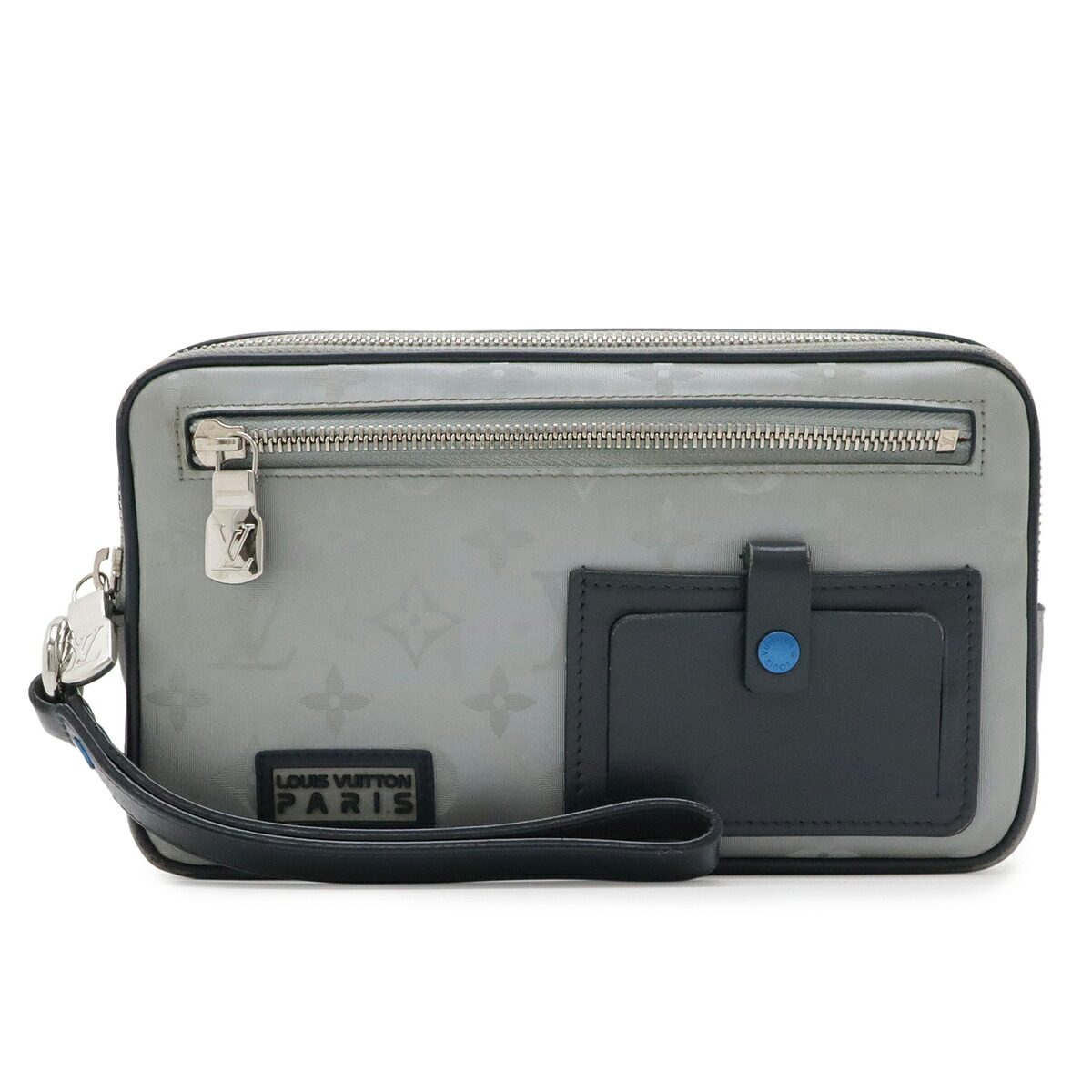 Louis Vuitton Alpha Clutch Monogram Satellite Clutch Bag