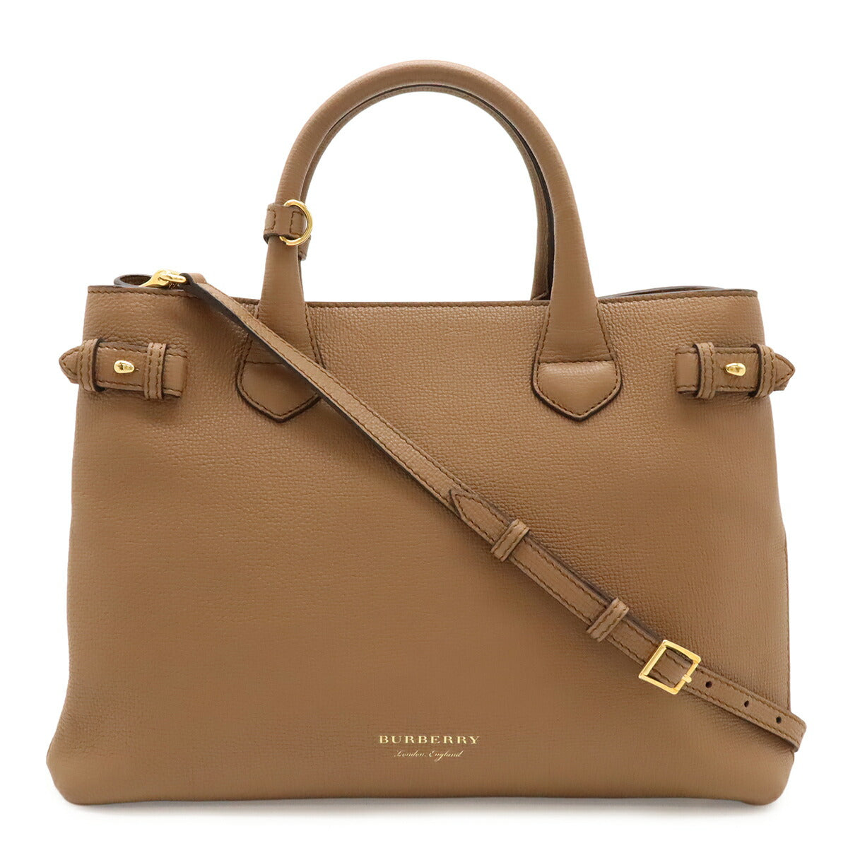 Burberry House Check Leather 2way Shoulder Bag
