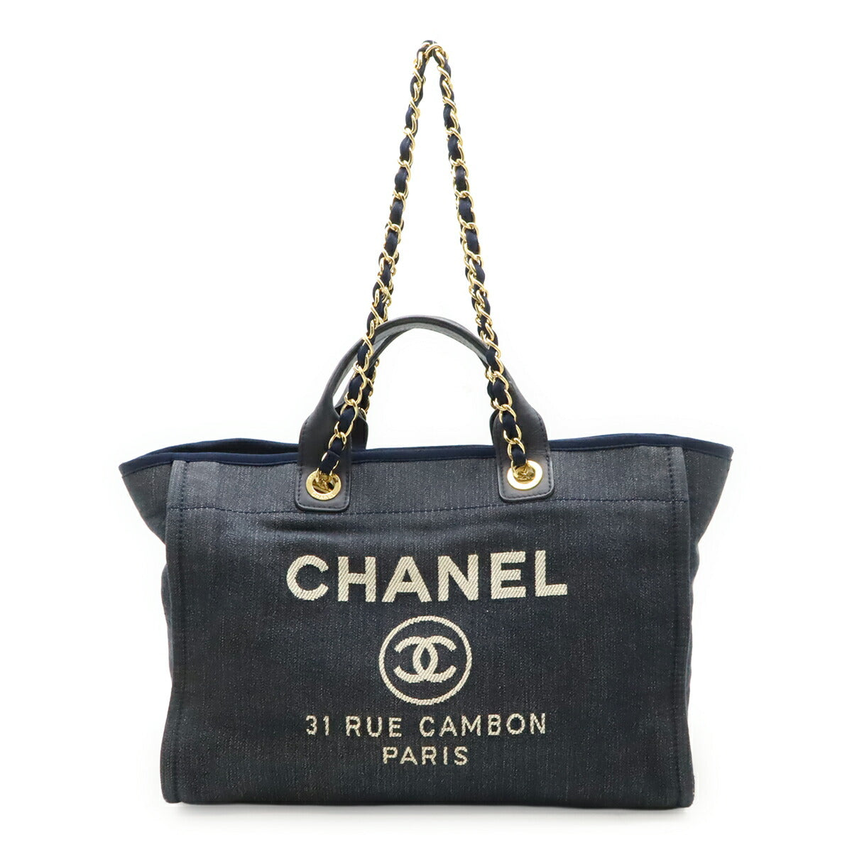 Chanel Deauville Denim Tote Bag