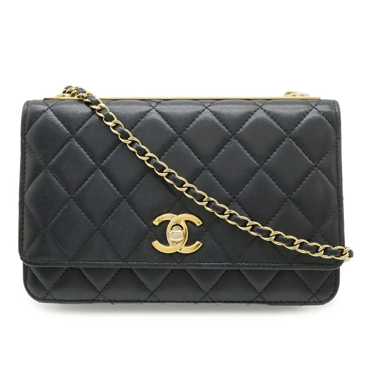 Chanel Trendy CC Lambskin Chain Wallet