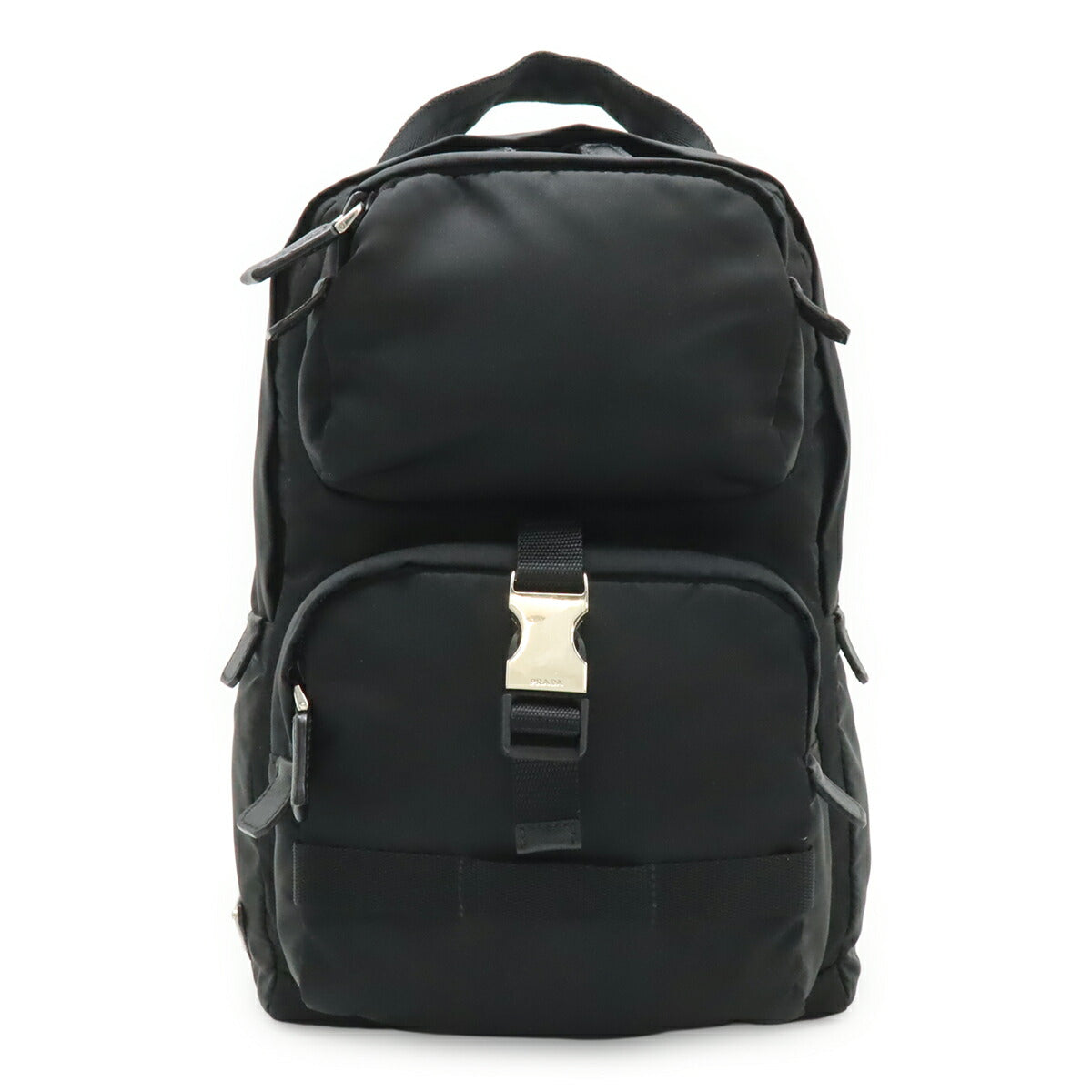Prada Nylon Leather Shoulder Bag