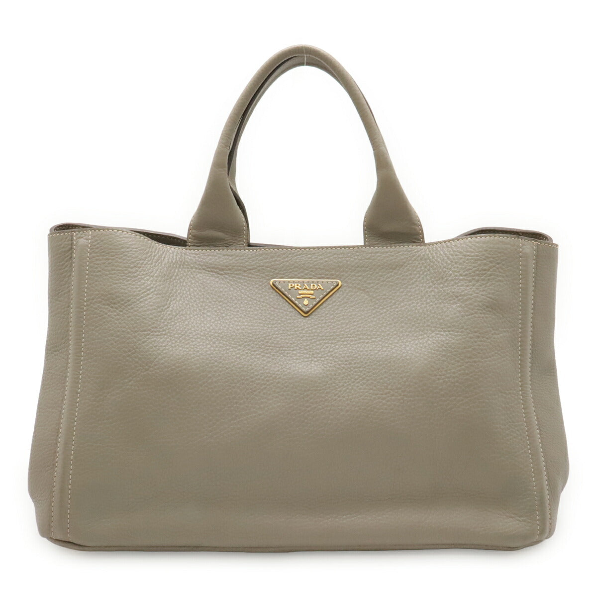 Prada Canapa Leather Tote Bag