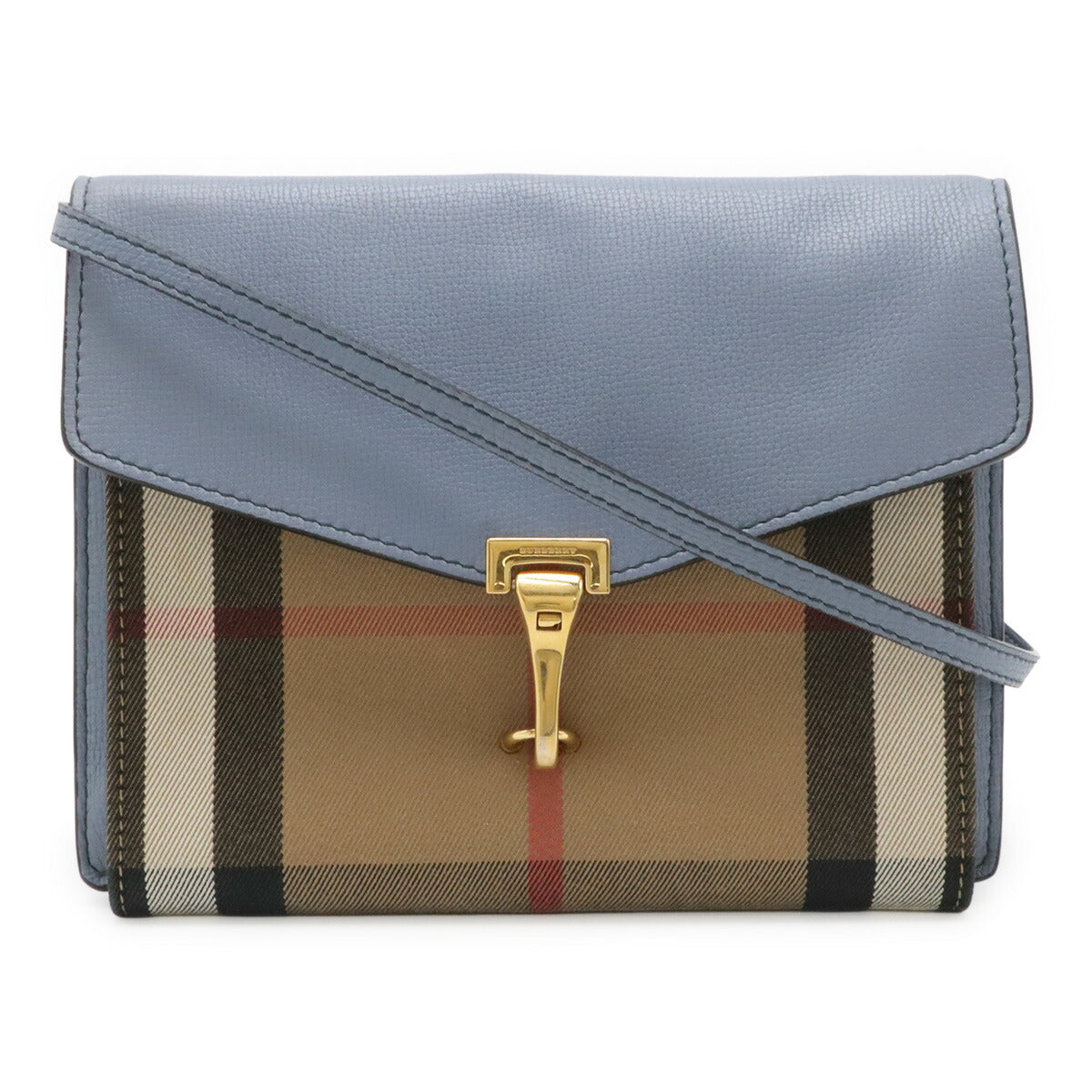 Burberry Macken Canvas Leather Shoulder Bag